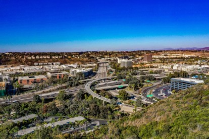 Camden Hillcrest Apartments San Diego CA aerial view north