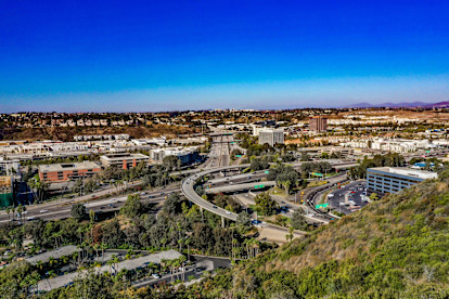 Camden Hillcrest Apartments San Diego CA aerial view north