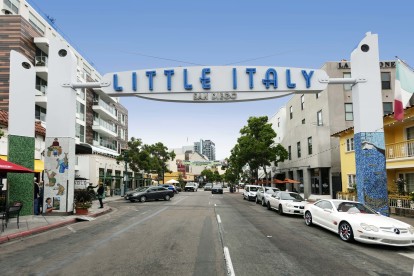 Nestled in little italy neighborhood