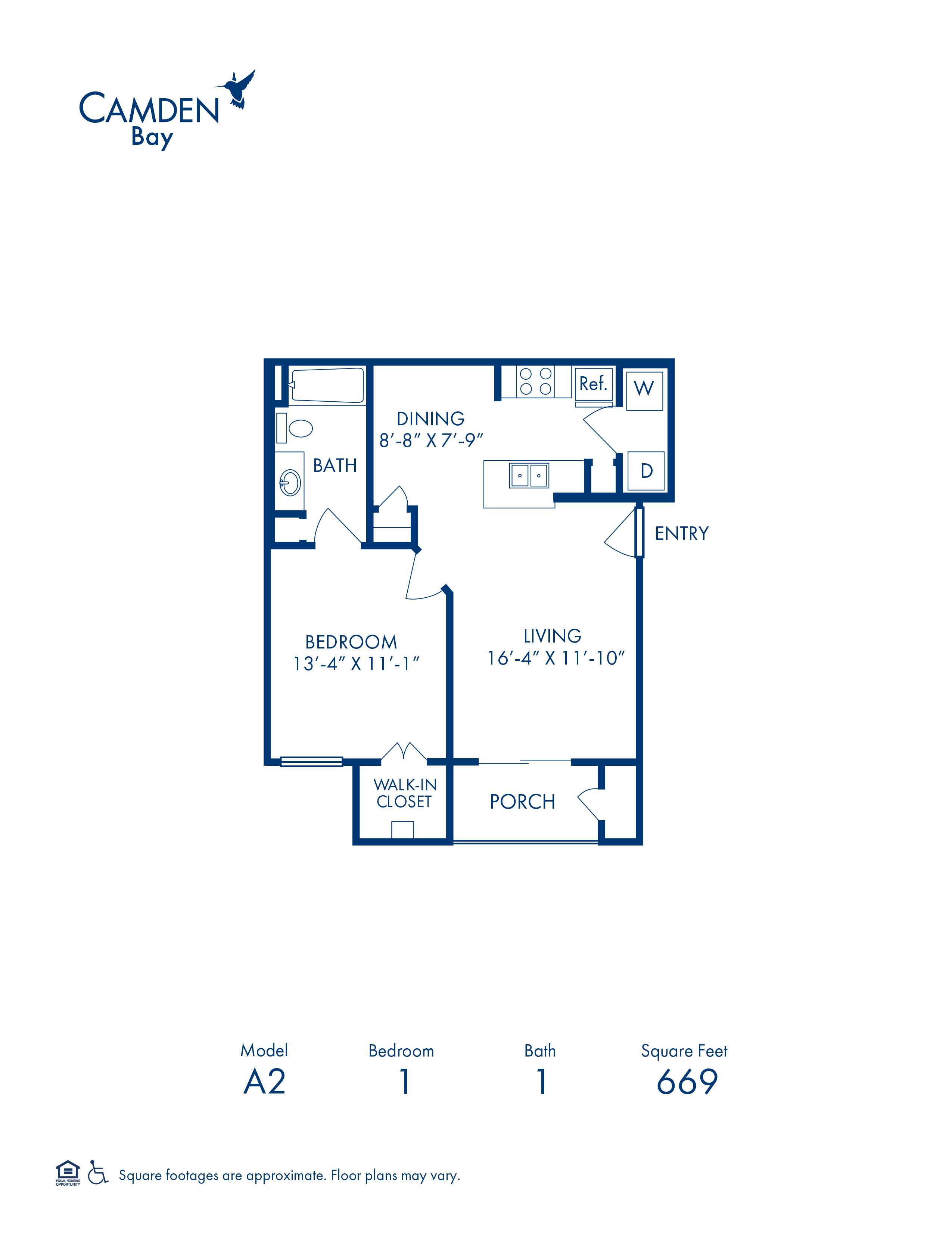 A2 floor plan