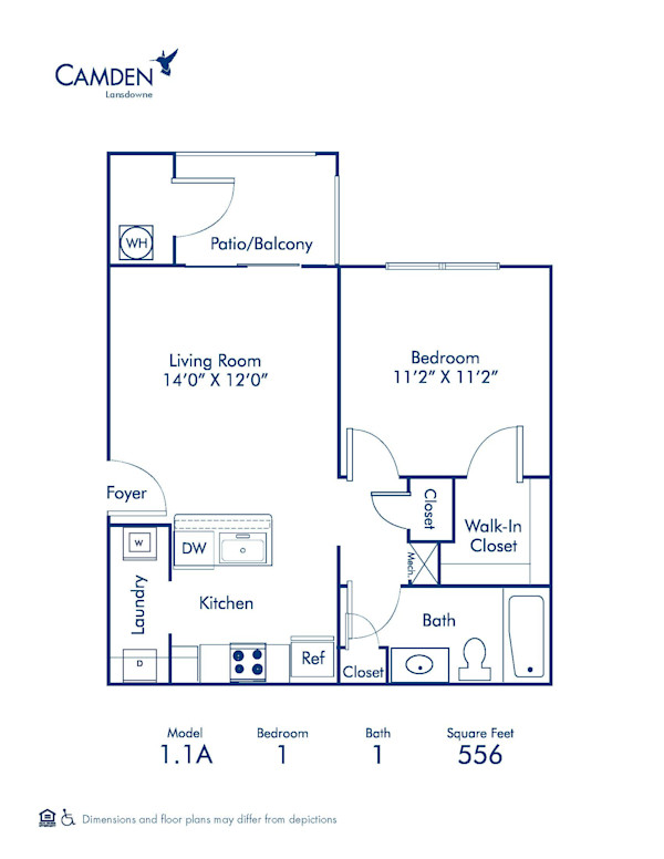 camden-lansdowne-apartments-lansdowne-virgina-floor-plan- 1.1A