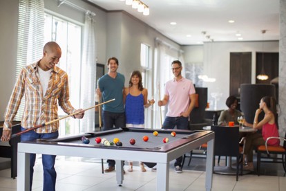 Enjoy a game of pool with friends or try out shuffleboard