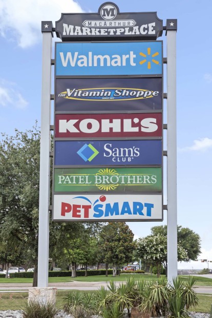 Shopping at MacArthur Marketplace including Walmart, Kohl's, Sam's Club, Patel Brothers and Petsmart