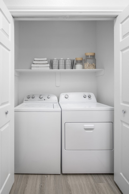 Full-Size Washer and Dryer in Every Apartment Home