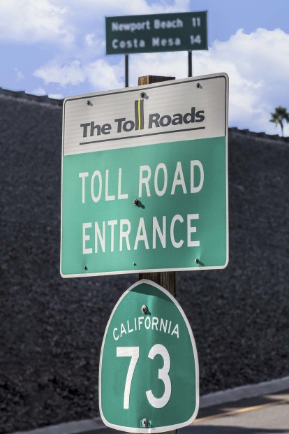 Toll road 73 to orange county