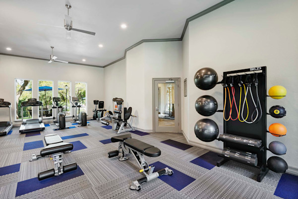 Fitness center with cardio machines and strength equipment
