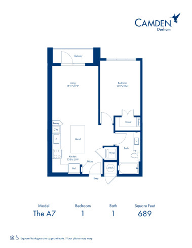 Camden Durham - Floor plans - A7