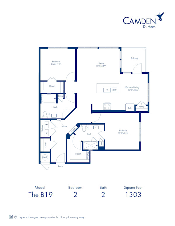 Camden Durham - Floor plans - B19