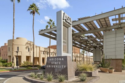 Arizona State University campus in Tempe Arizona
