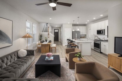 Open-concept floor plans at Camden Long Meadow Farms homes for rent in Richmond, TX