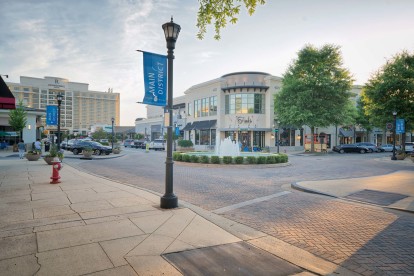 North hills shopping exterior