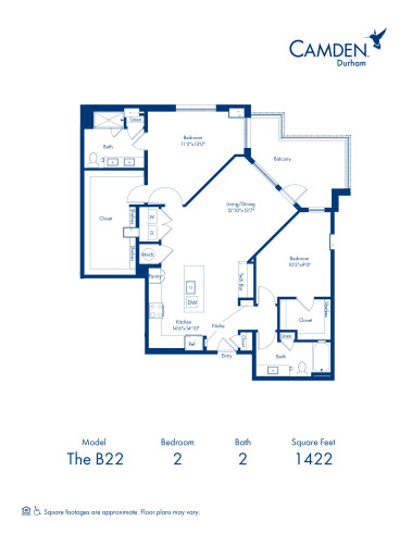 Camden Durham - Floor plans - B22