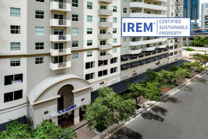 Camden Brickell is an IREM Certified Sustainable Property