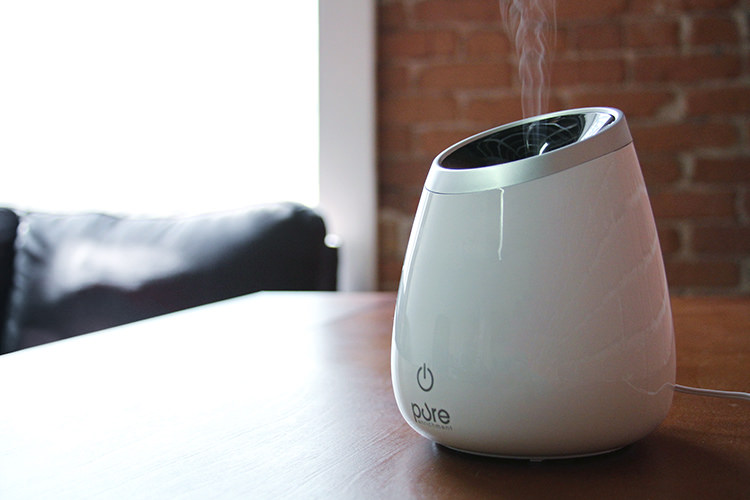 Use a diffuser to create a calm space with essential oils