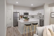 Kitchen with large kitchen island