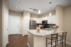 Kitchen granite countertops stainless appliances