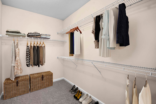 Large walk in closet