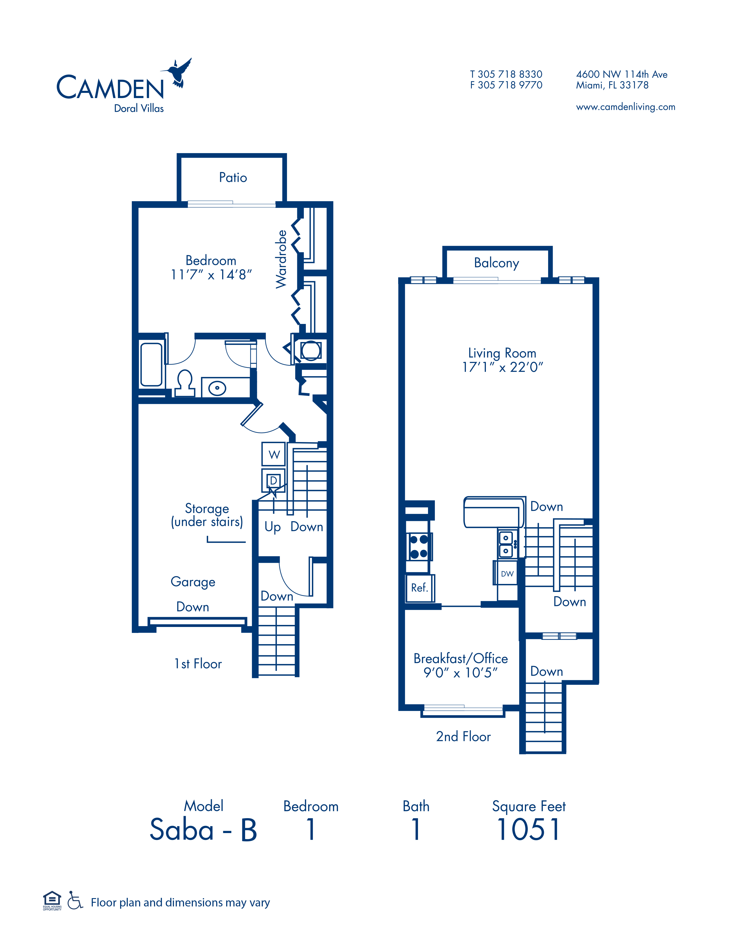 1708, Saba-b At Camden Doral Villas 