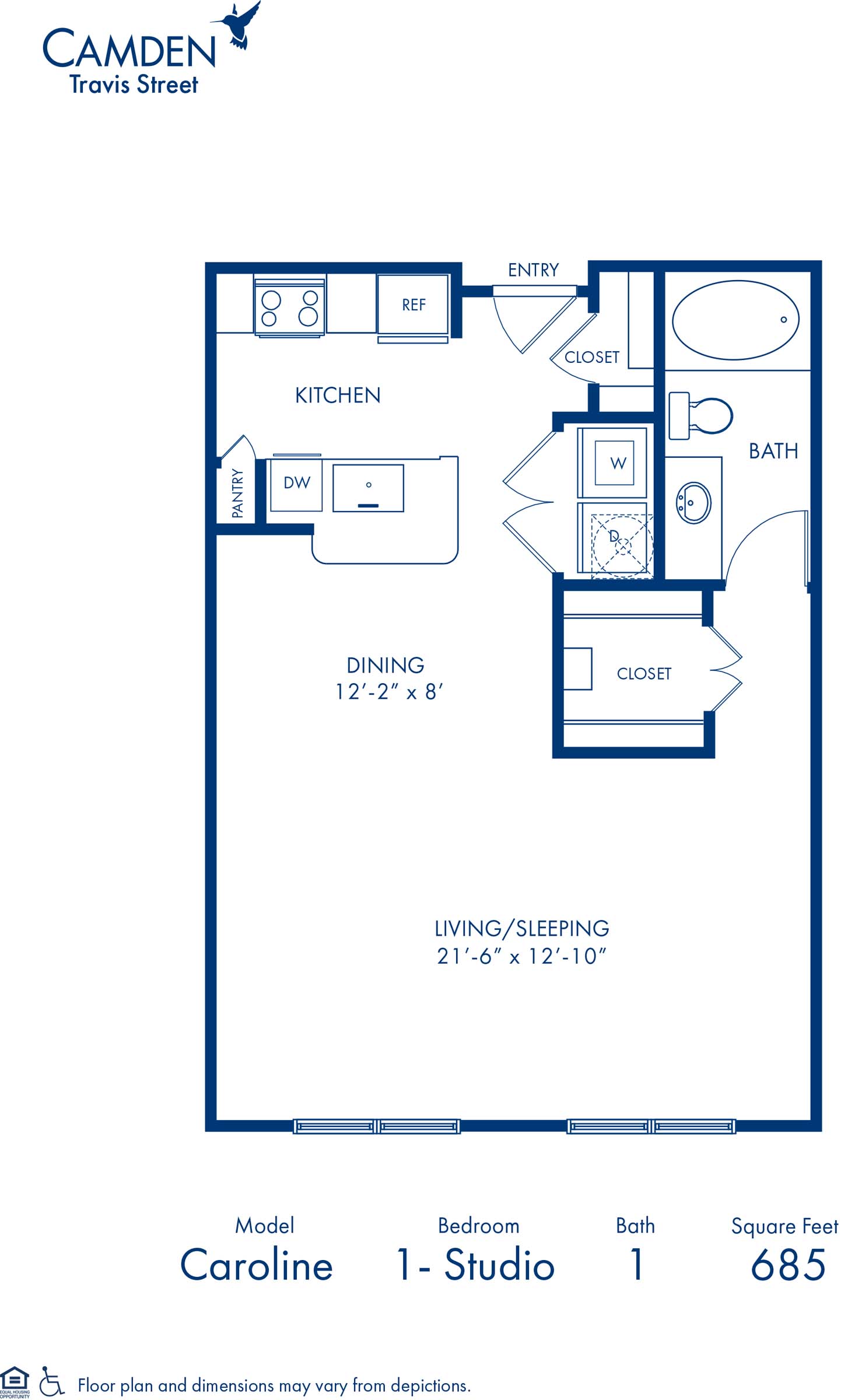 Caroline floor plan