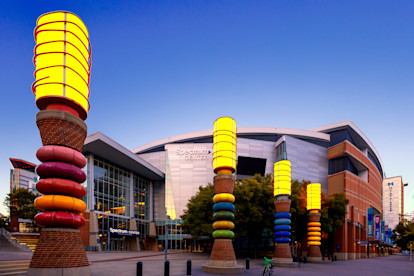 Spectrum Center in Uptown in Charlotte, NC