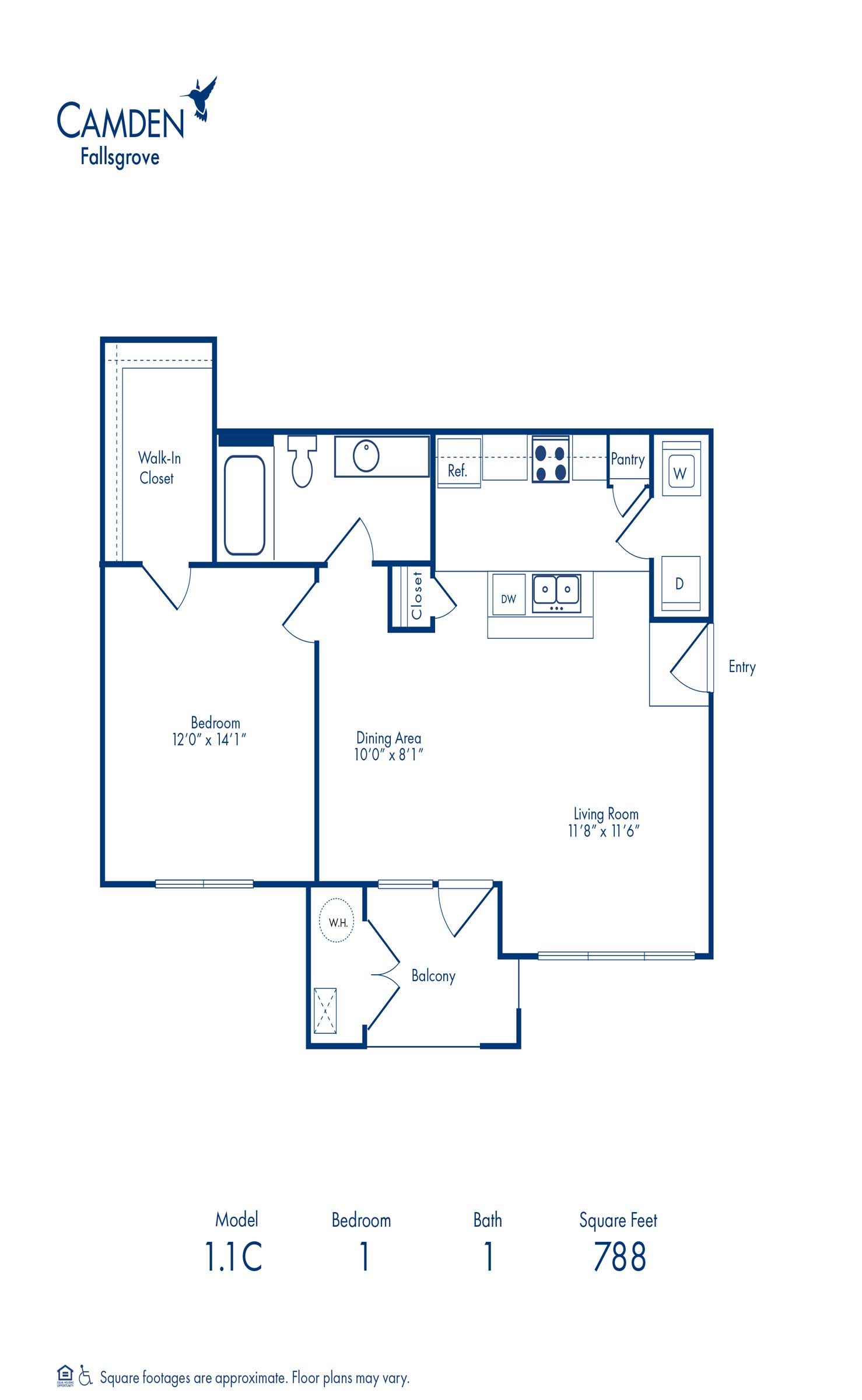 1.1C floor plan