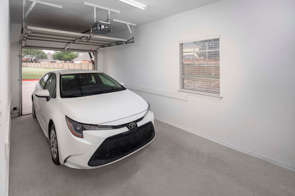Attached garage