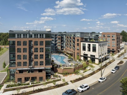 Camden NoDa apartments in Charlotte exterior pool