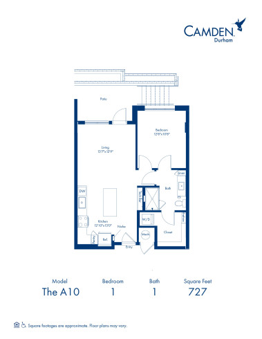 Camden Durham - Floor plans - A10