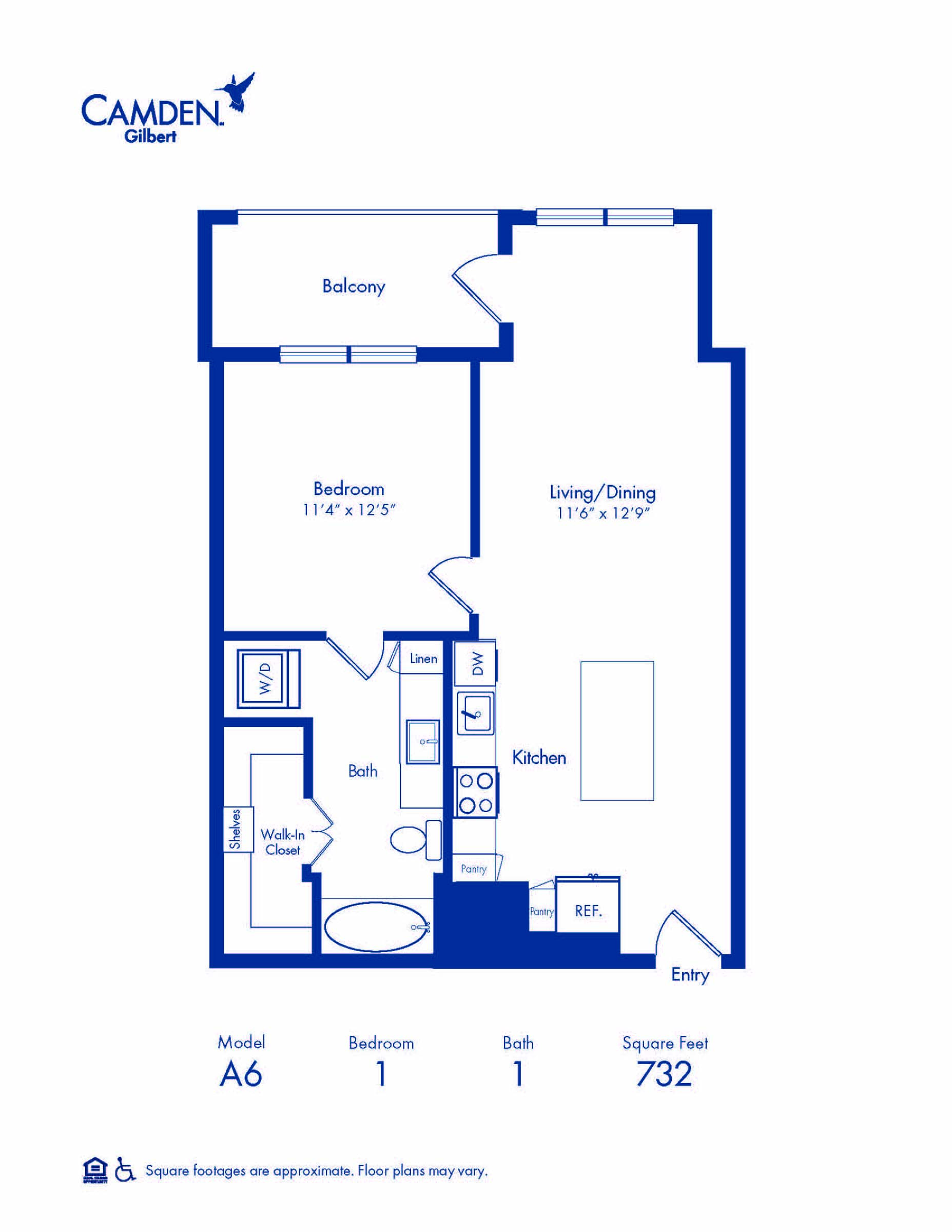 A6 floor plan