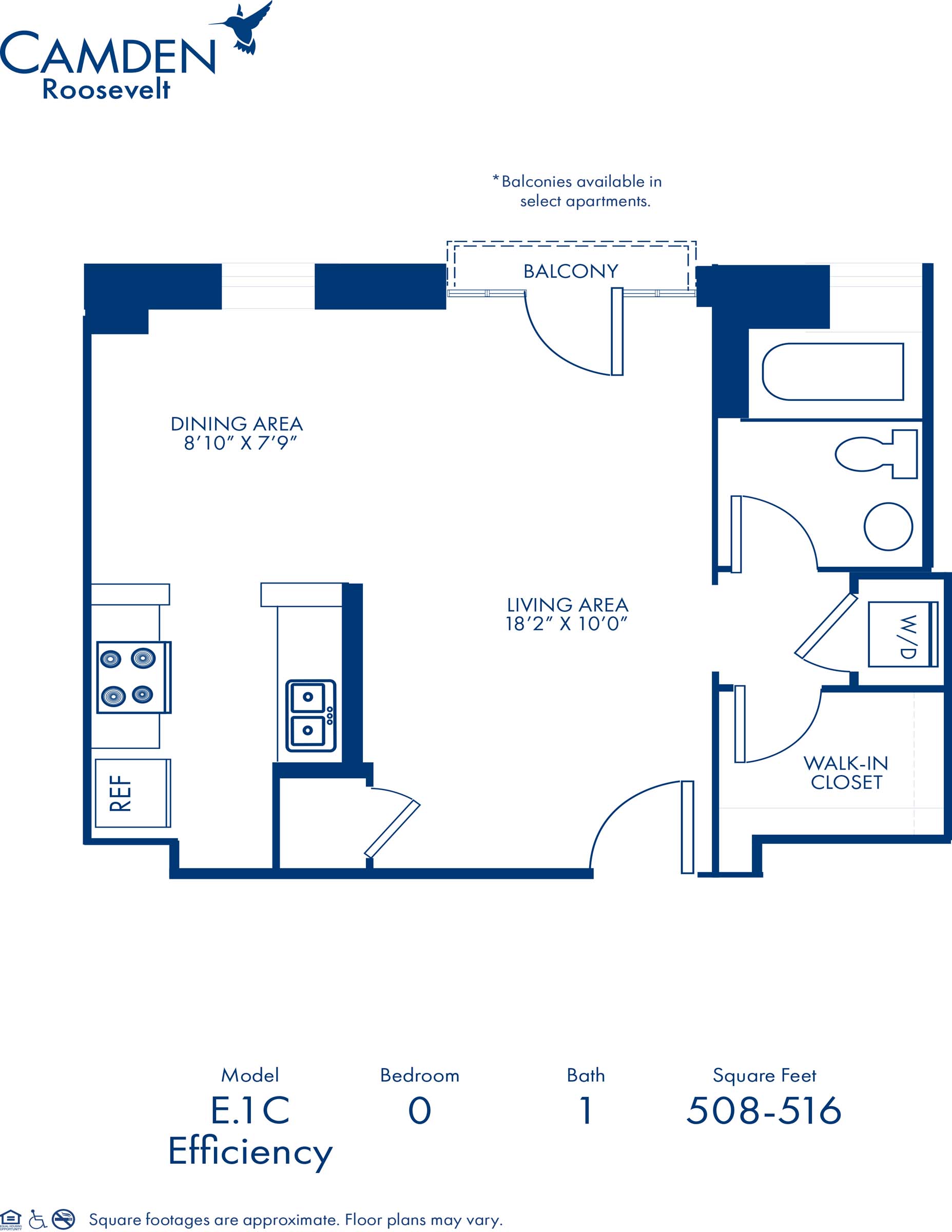 E.1C floor plan
