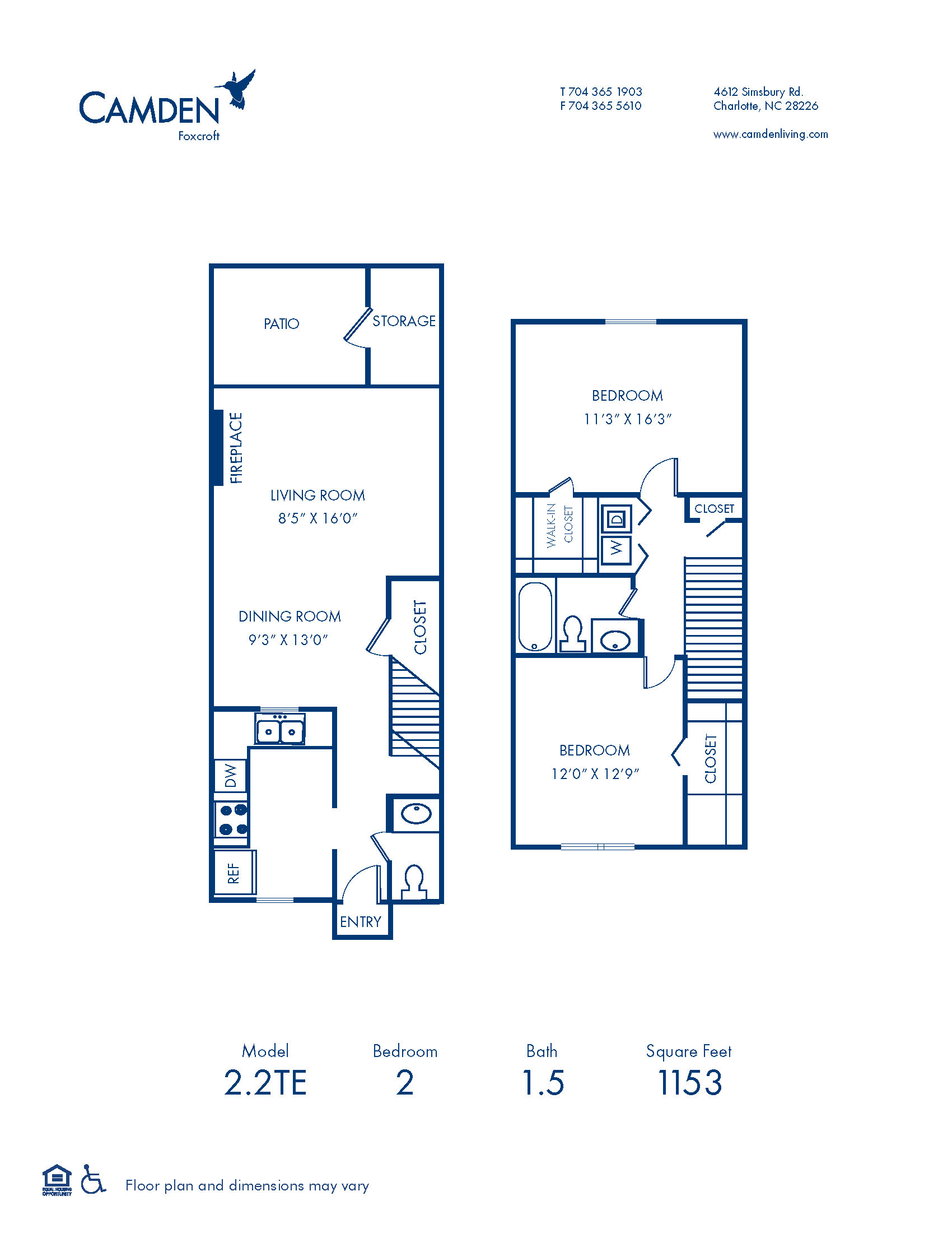 1 & 2 Bedroom Apartments in Charlotte, NC - Camden Foxcroft