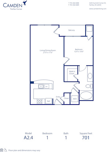 Studio, 1, 2 & 3 Bedroom Apartments In Fairfax, Va - Camden Fairfax Corner