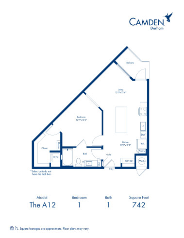 Camden Durham - Floor plans - A12