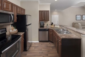 Top floor kitchen with stainless steel appliances