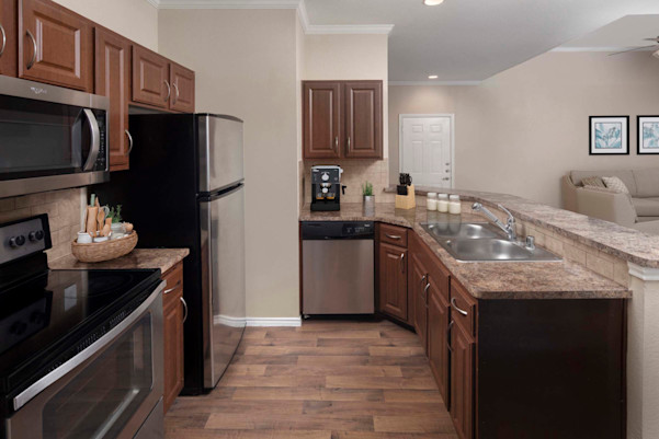 Top floor kitchen with stainless steel appliances