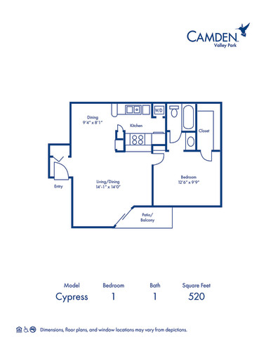 camden-valley-park-apartments-dallas-texas-floor-plan-Cypress