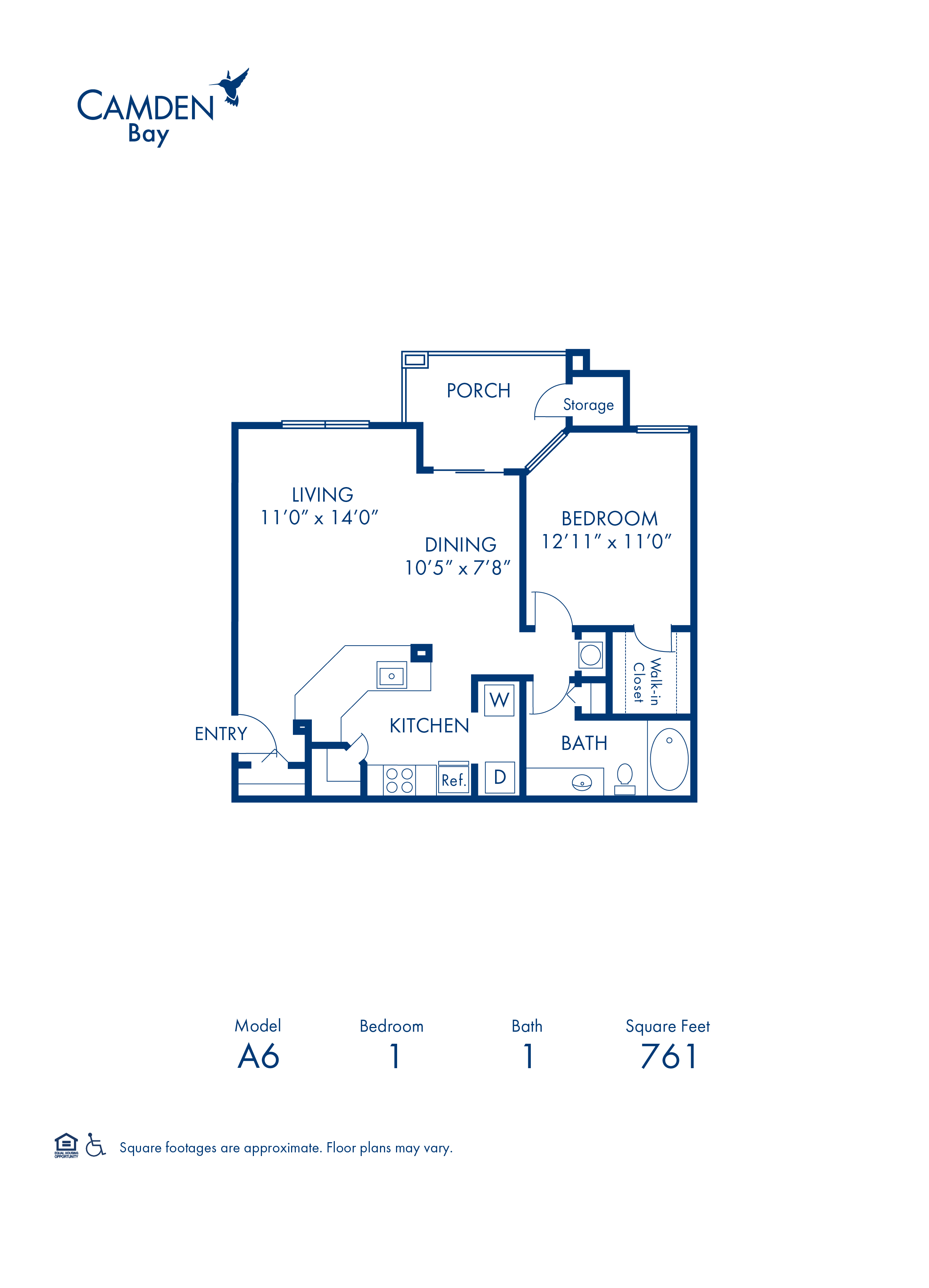 A6 floor plan