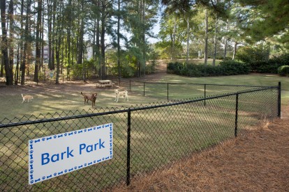 Onsite fenced dog park