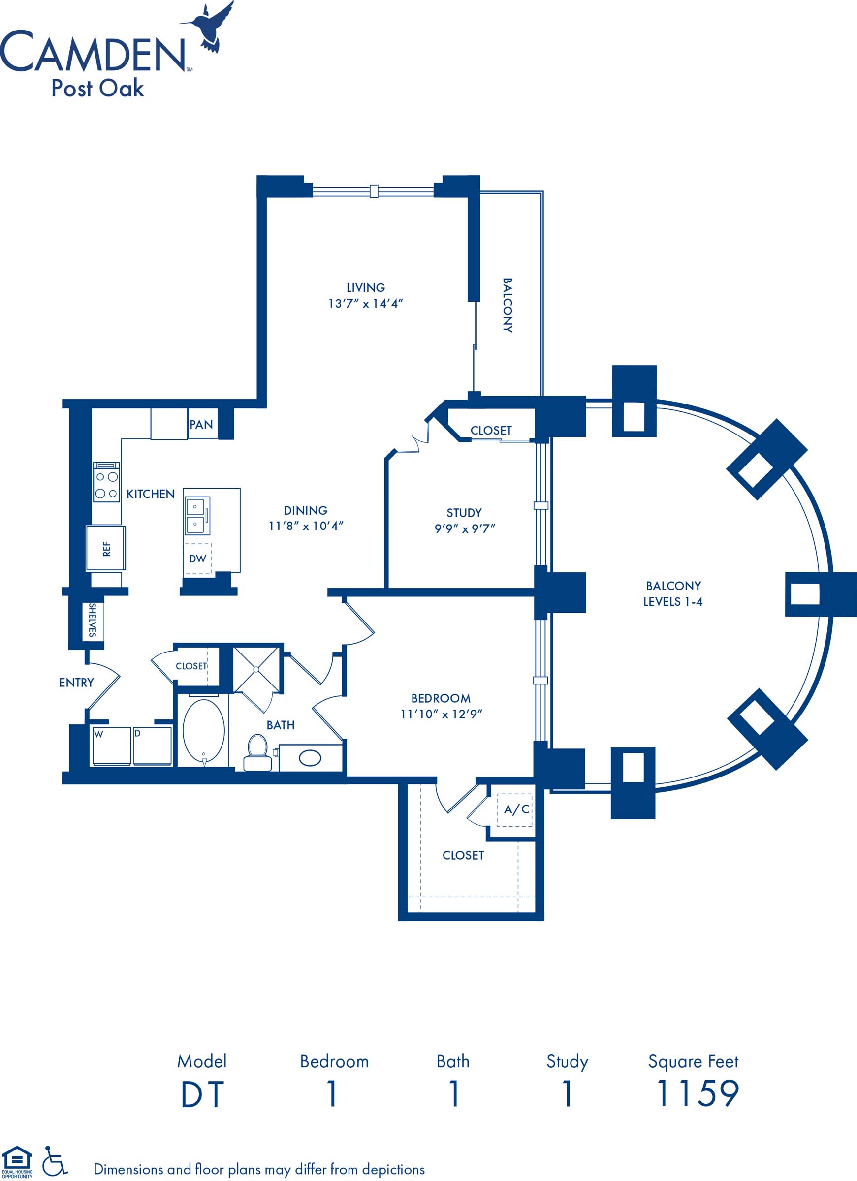 D with Terrace floor plan