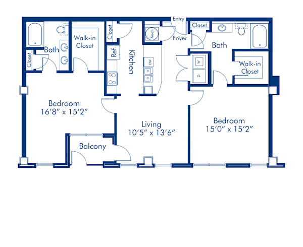Studio 1 2 Bedroom Apartments in Orlando FL Camden Orange Court Studio 1 2 Bedroom Apartments in Orlando FL Camden Orange Court