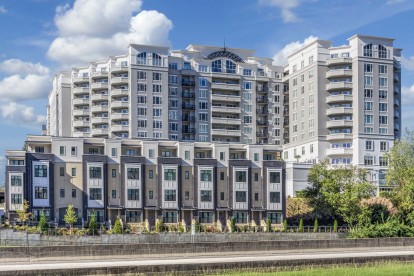 Townhomes and tower