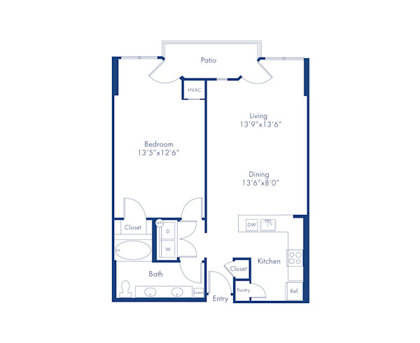 camden-grandview-apartments-charlotte-north-carolina-floor-plan-1.1C-TheLexingtonA