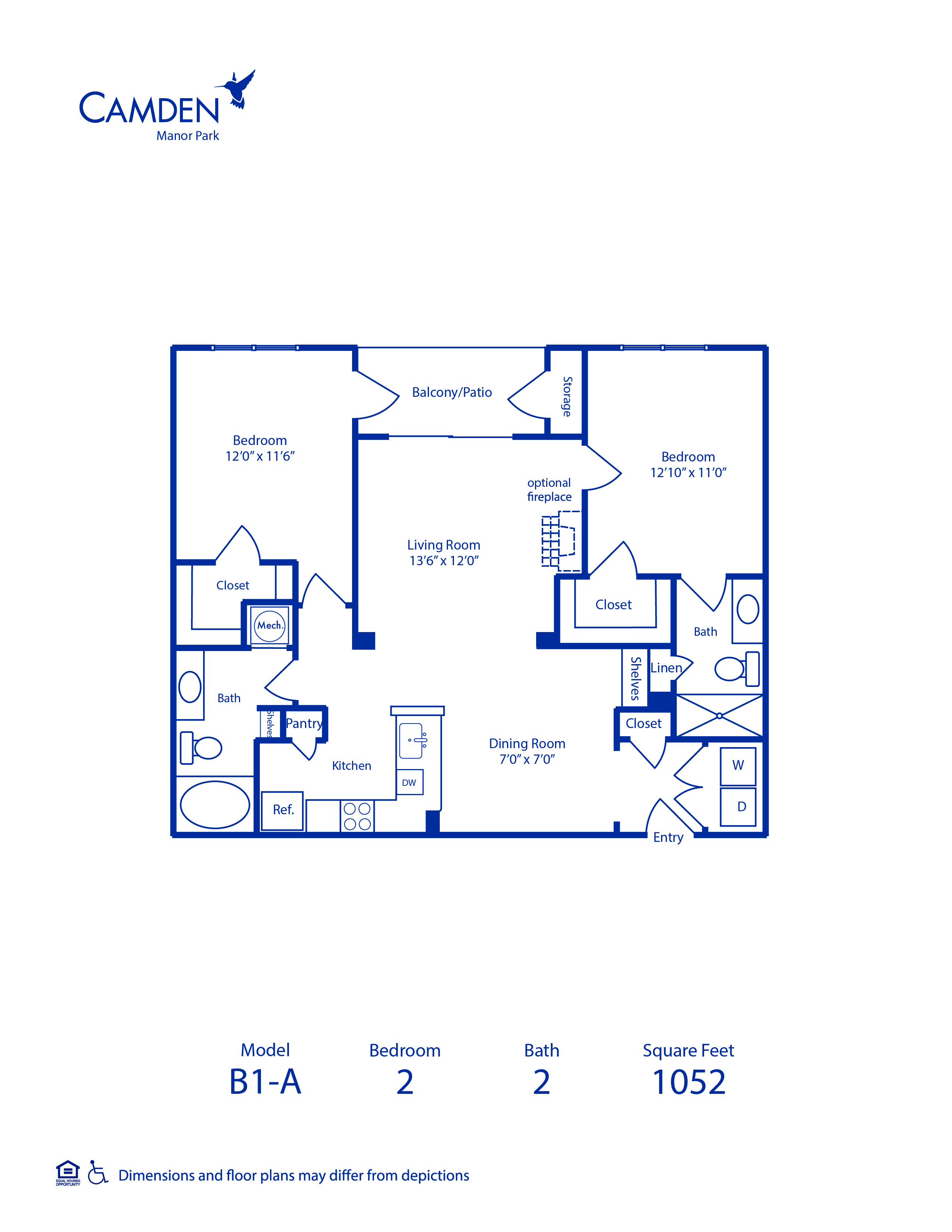 B1-A floor plan
