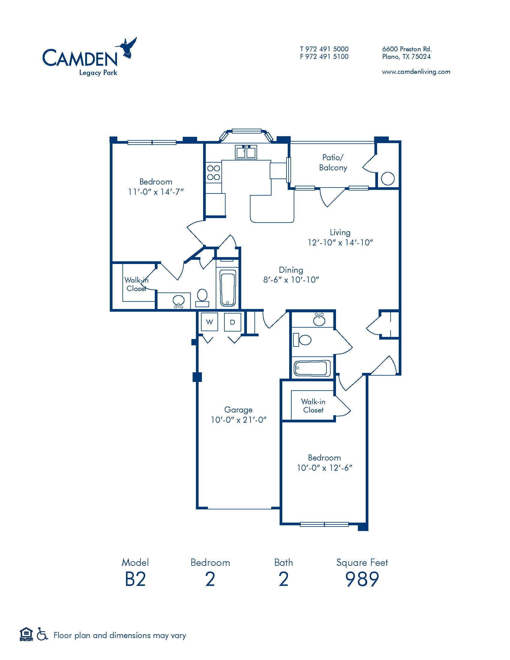 1 & 2 Bedroom Apartments in Plano, TX - Camden Legacy Park