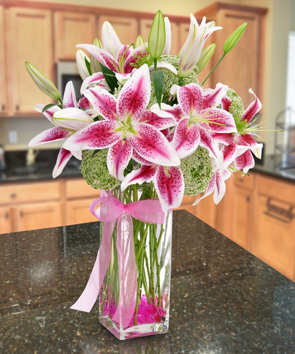 The Stargazer lily is a flower that never fails to catch your attention.  