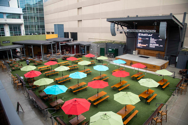 Legacy food hall outdoor