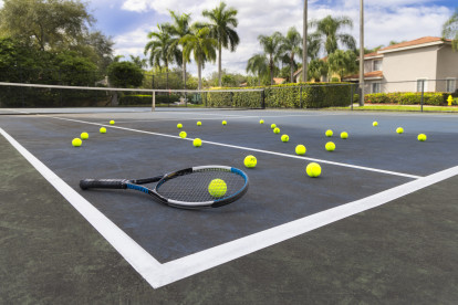 A perfect spot to play tennis with your friends.