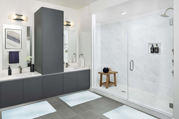 Luxury Walk In Shower - Photos & Ideas | Houzz - Luxury Penthouse With Walk-In Shower