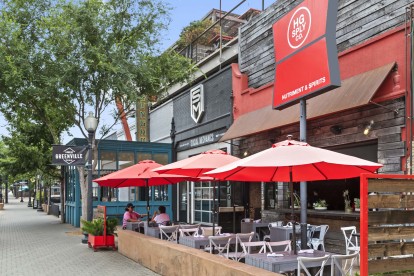 Shops and restaurants on Lower Greenville Avenue