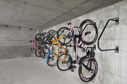 Private bicycle storage at Camden Lincoln Station Apartments in Lone Tree, CO